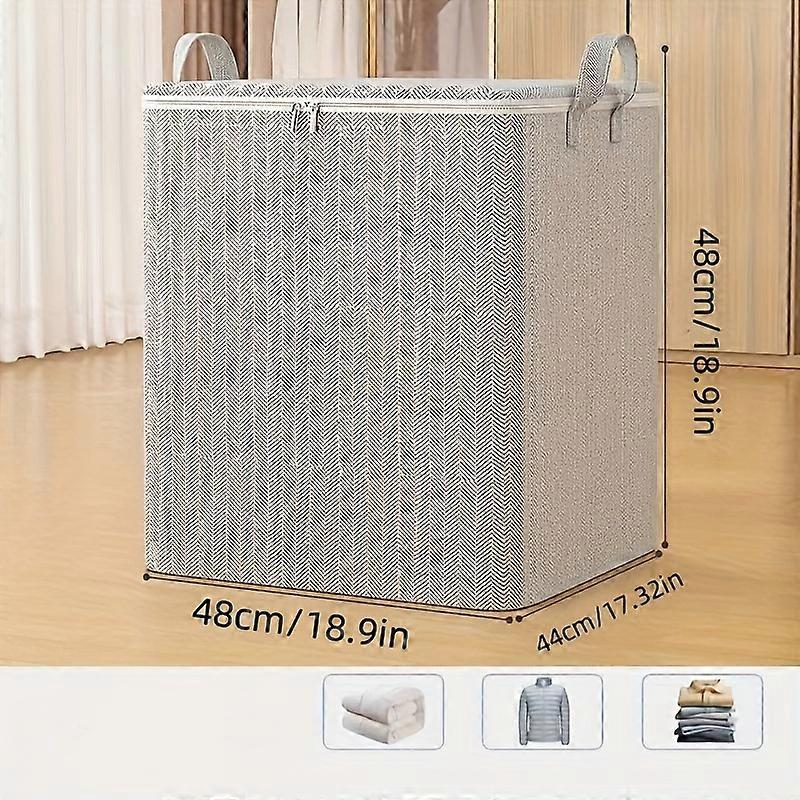 Extra Large Storage Box with Lid Modern Space Saving Design Durable for Clothes Bedding Home Organization Wardrobe Moving