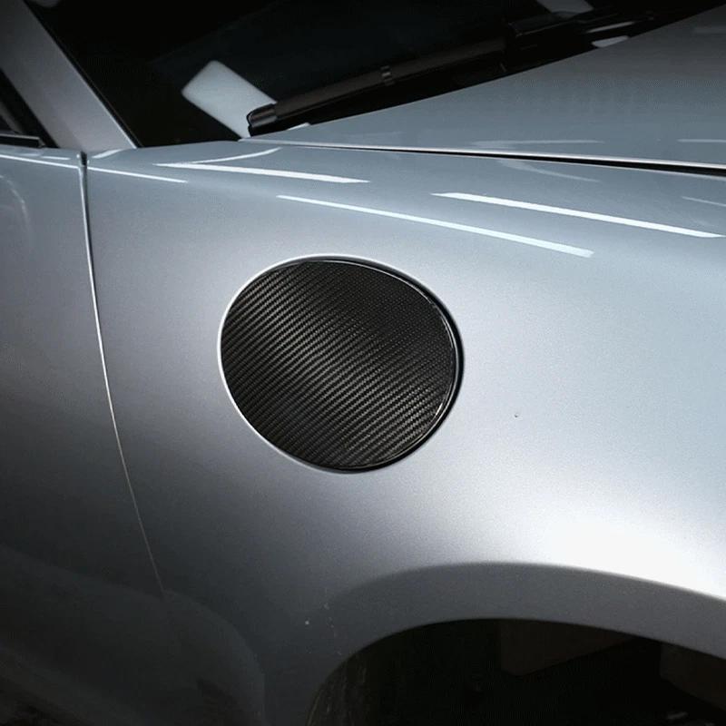 Real Carbon Fiber For Porsche 911 992 2019-2026 Car Fuel Tank Cap Cover Car Exterior Accessories 1PCS LHD/RHD