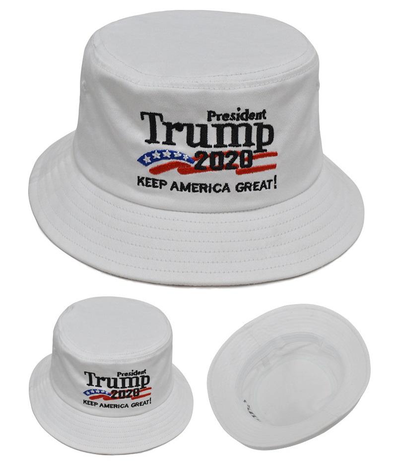 Donald President Trump 2020 Keep America Great Cap Embroidered Bucket Hat Unisex