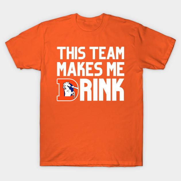 

Men Black Print T-shirt Denver-Broncos No-Cut Transfer Paper Print Cotton Tshirt 3XL помаранчевий