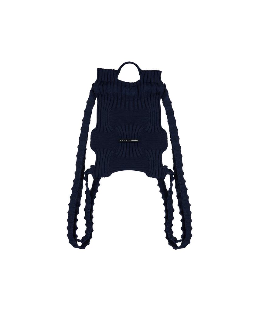 Pleatsmama Mini Bow Backpack Midnight