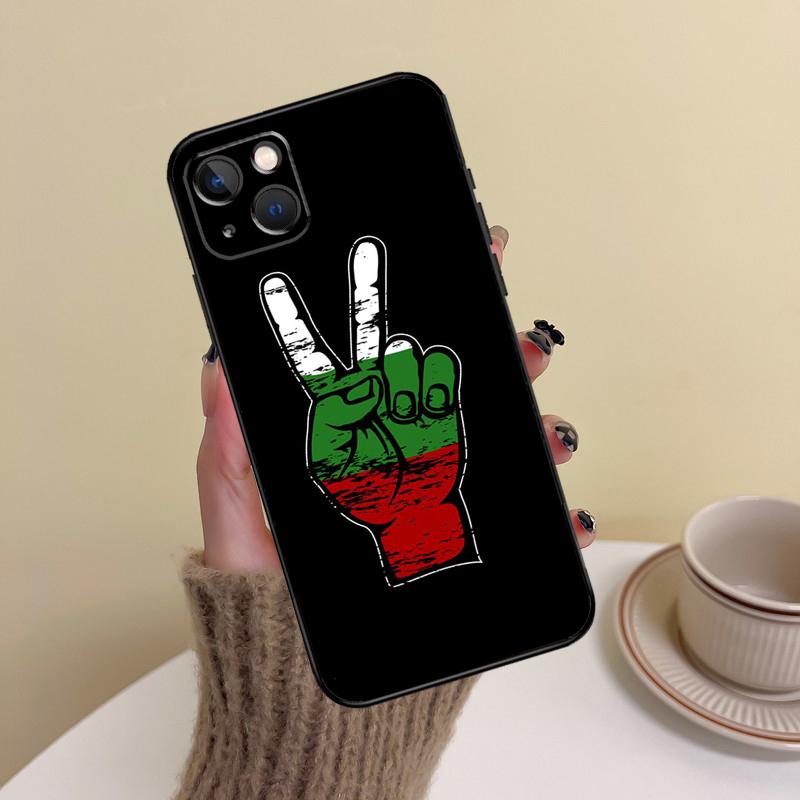 Bulgaria National Flag Phone Case For iPhone 15 14 Plus 11 12 13 16 Pro Max Mini 7 8 X XR XS Max Cover