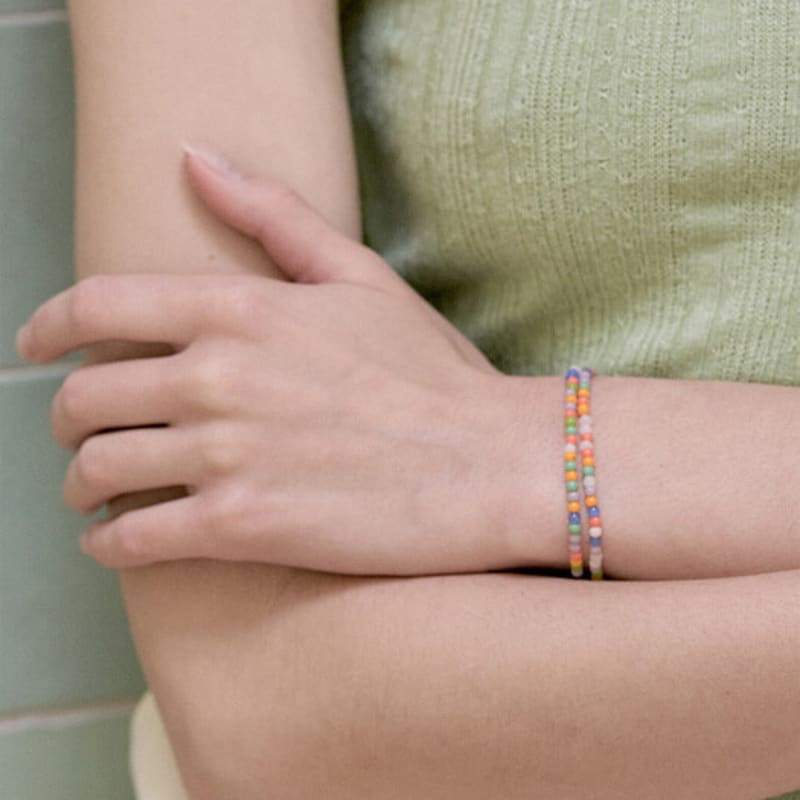 cotoit Warm Tone Beads Bracelet