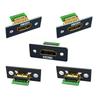 Cablecc DIY OEM HDMI 8K Solder Type Type A Female Socket Connector Receptacle with Panel Mount 5pcs/Set