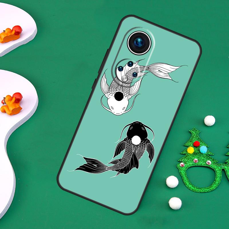 Koi Fish Yin Yang Case For Honor Magic 7 Pro 6 5 50 70 90 200 Lite X9b X9a X8a X8b X7a X6a X8 X9 X9c Cover