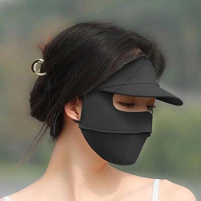 Schnelltrocknende Sonnencreme-Maske Atmungsaktiv UV-Schutz 3D-Gesichtsabdeckung Schal Sonnenschutz Ohrbügel Radfahren Gesichtsmaske Outdoor