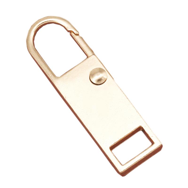 Odpinany ściągacz zamka błyskawicznego bez użycia narzędzi: Metalowy Wisiorek Sprężynowy do Torebek i Bagażu