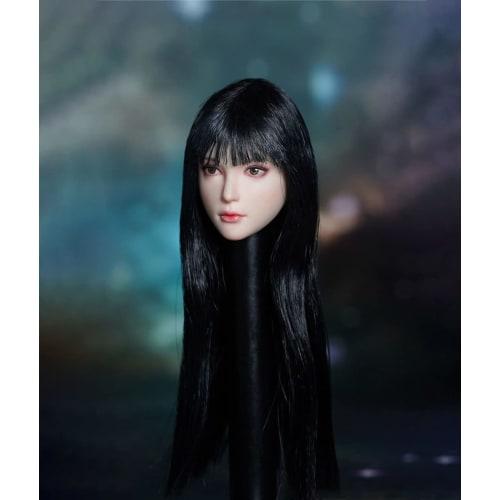 1/6 Scale Female Head Carving, Beautiful Woman Head Sculpt, Fits 12-inch Female Action Figure