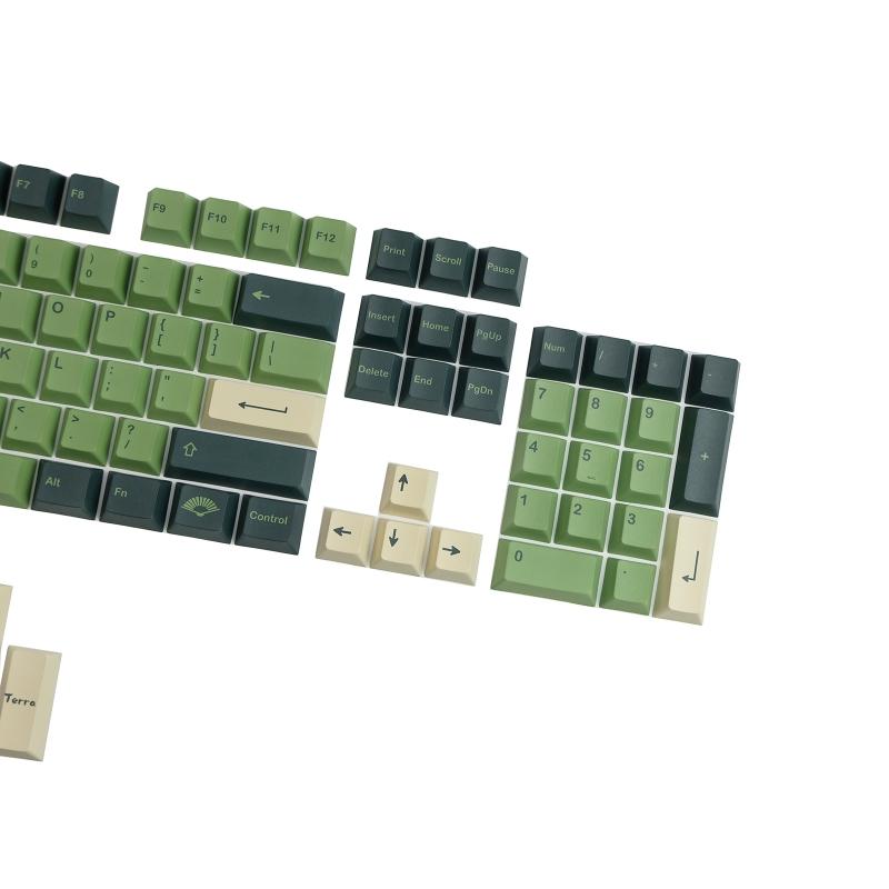 For  Earth Keycaps PBT Sublimation for MX Hes  Mechanical Keyboards 142 Keys 6.25U 7U Space 1.75u 2u