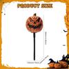 Pumpkin Stake Lights Lamp Scene Layout Props Scary Halloween Decoration Pathway for Outside