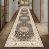 American Vintage Long Runner Rug Stain-Resistant Kitchen Staircase Entrance Mat Runner Carpet for Home Decor