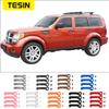 TESIN araba kapı kolu kabuk kapak çıkartmalar Jeep Liberty için Dodge Nitro 2007 2008 2009 2010 2011 2012 dış