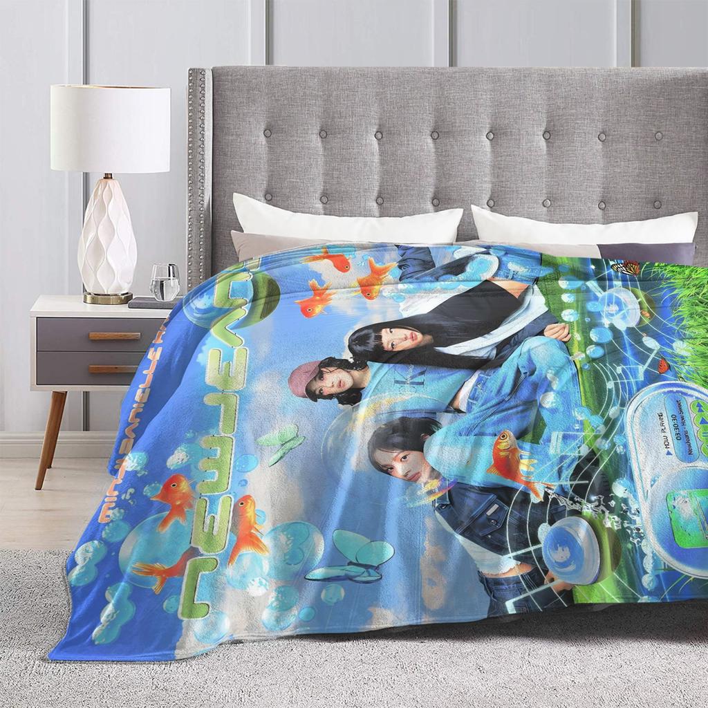 Frutiger Aero Graphic Soft Blanket  Camping Plush Throw Blanket Comfortable Home Decor Flannel Bedspread Sofa Bed Cover