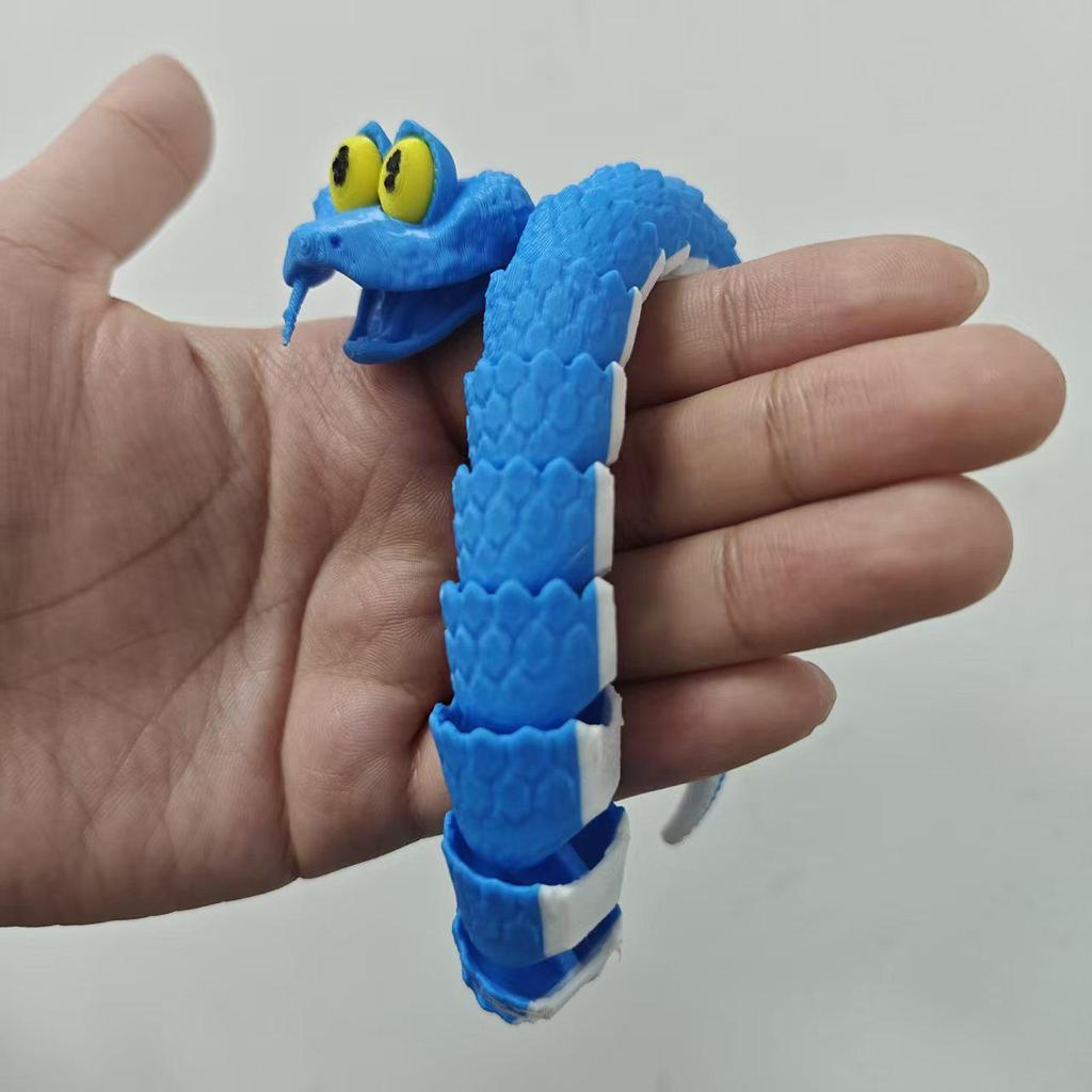 Jointed Snake Ornament: Movable, Multicolor, Cross-Border Bestseller