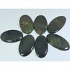 07Pcs Natural Blood Red Bloodstone Oval Cabochon Loose Gemstone Lot 387Cts. A-749