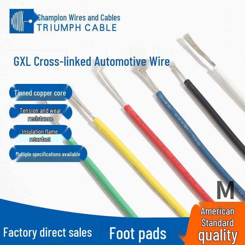 Low Voltage Thin Wall GXL Cross-linked High Temp Automotive Wire