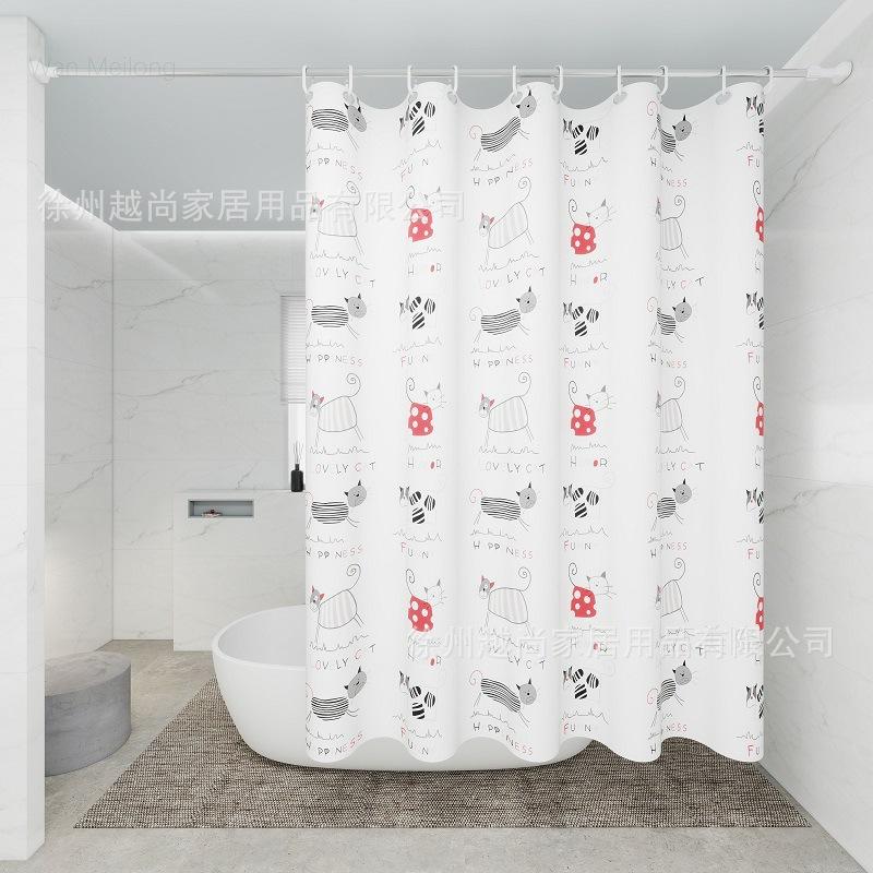 Eva Thickened 3D Shower Curtain Waterproof Curtain For Bathroom Special Bath Curtain, curtain, bathroom curtain shower curtain