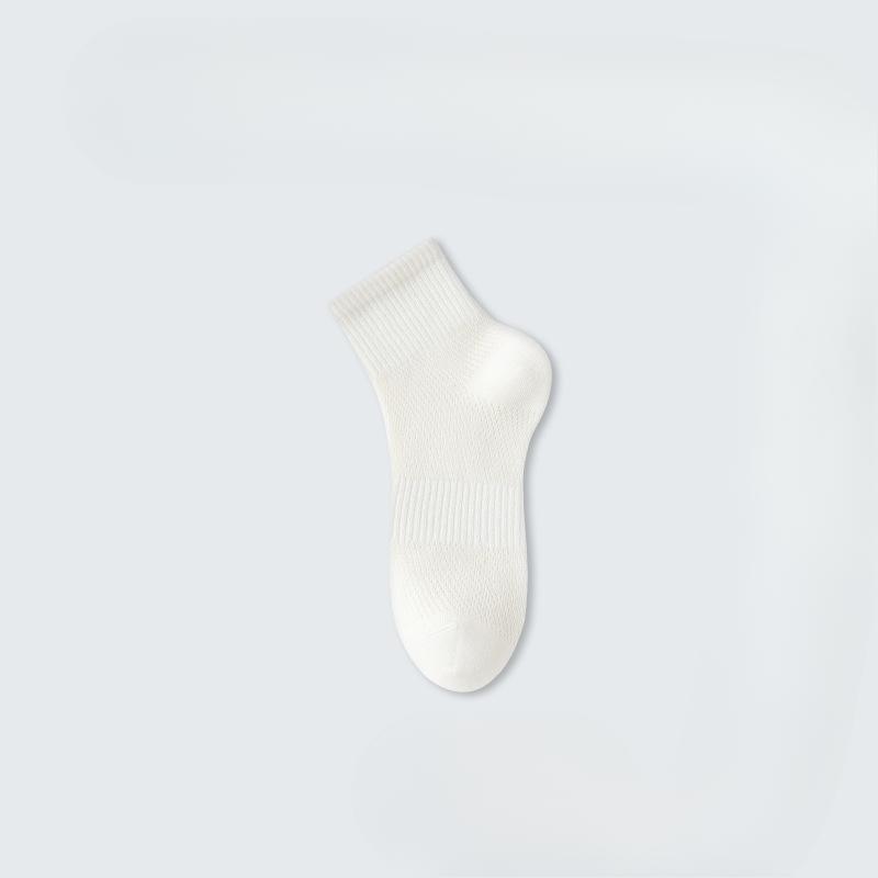 Female Summer Mesh Thin Pure Cotton Bacteriostatic Breathable Tube Socks