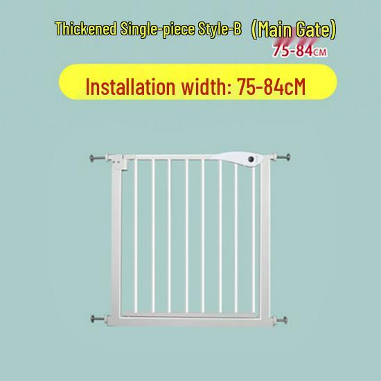 Safety Gate for Babies & Pets: Stairwell & Hallway Barrier Enclosure