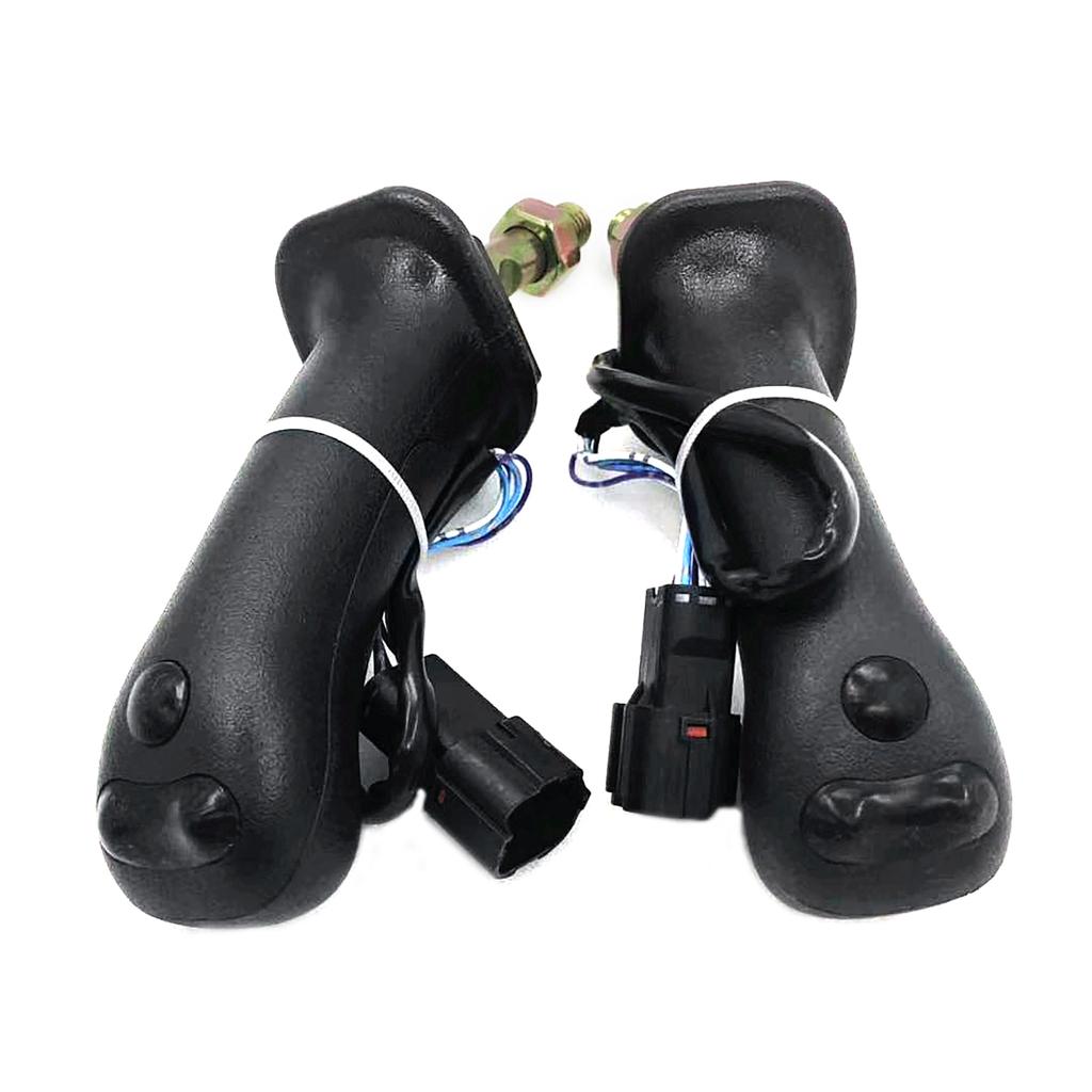 2Pcs/set 3 Buttons Excavator Joystick Handle Interior Replacement Parts Fit for Doosan DH DX150 215 225 300