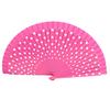 Practical Beautiful Decoration Multicolor Dot Print Folding Fan Home Supply Decorative Fan