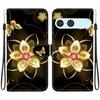 For Sony Xperia 10 VII Case Pattern Printing Leather Flip Wallet Phone Cover with Lanyard