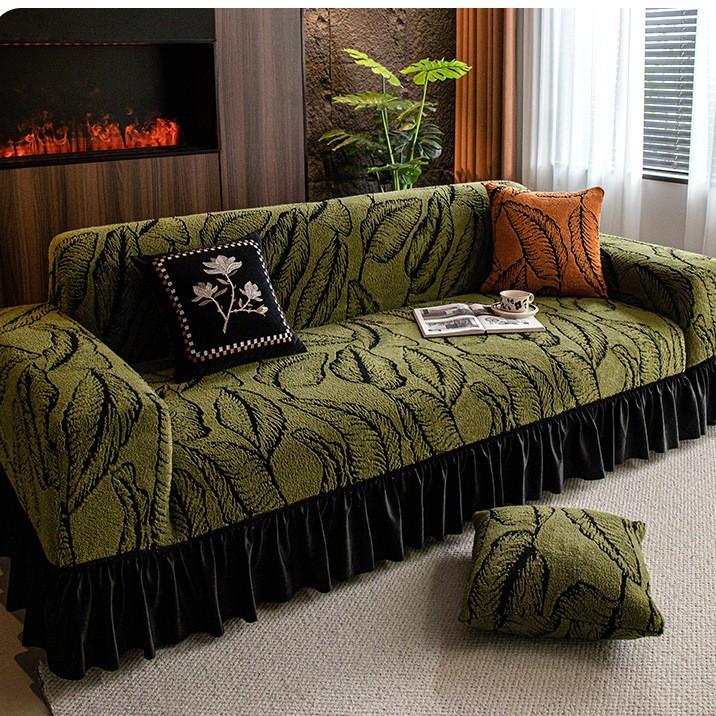 Sofa Cover All Season Universal Cat Scratch Resistant New All Inclusive Protective Cover Anti Slip and Dirt Resistant Cushion  Plush 90-140cm