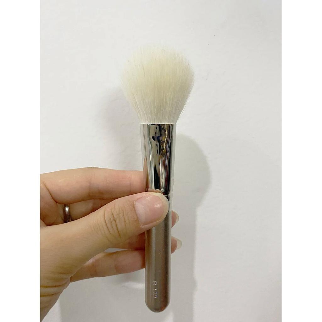 MAKEUP BRUSH B110 Round BLUSH J4003 Angled HIGHLIGHT Brush - Gold - Quality Goat Brisltes Cosmetics Powder Bronzer Blending Tools