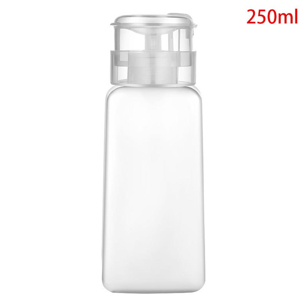 

60/150/180/250 мл бутылка для ногтей пустой пресс-насос диспенсер пластиковый портативный жидкость для снятия лака очиститель макияж маникюрные инструменты