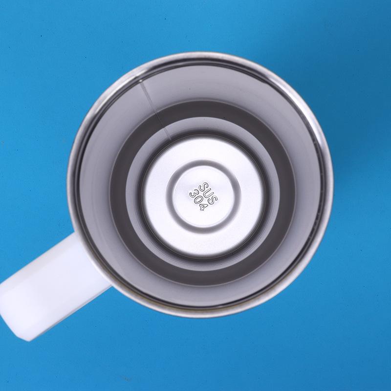 Large Capacity Insulated Stainless Steel Car Cup with Handle and Straw - Double Layer for Cold Retention (Ice Buster)