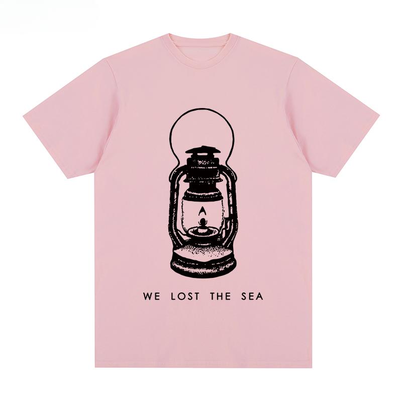 

We Lost The Sea Пост-рок Унисекс Футболка Хлопок Мужская Футболка Новые Мужские Топы Новинка Уличная Одежда Аниме Одежда XXXXXL