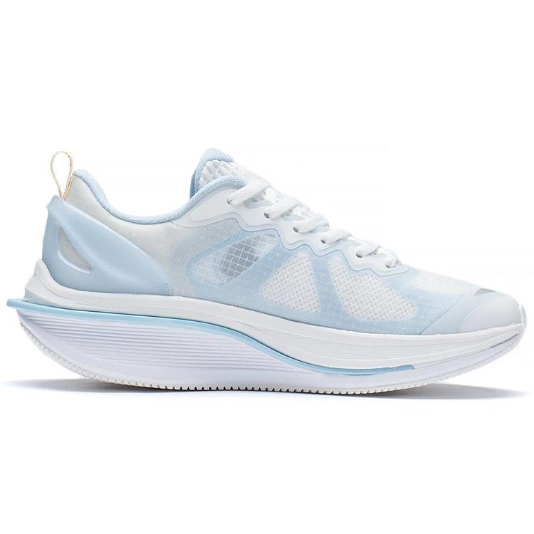 New LiNing WuShi 5S 2.0 Anti-Slip And Wear-Resistant Breathable Low-Top Running Shoes Women's White Blue ARSS012-1