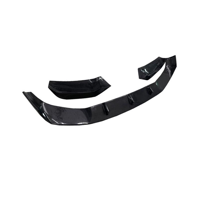 Compatible with 2020-IN BMW X6 G06: AC Style Carbon Fiber Front Lip Splitter Spoiler.