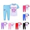 5034 Kinder Mädchen Rumi Zoey Mira Hunters Print T-Shirt Hose Hose Kleidungsset