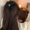 Women's Velour Lace Square Ribbon Hair Clip