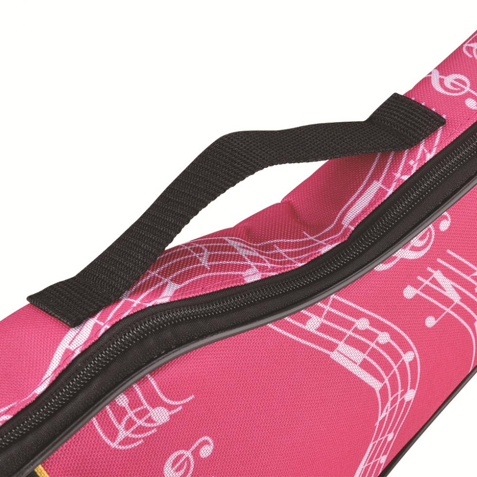 21 Inch Ukulele Bag 10mm Sponge Soft Case Oxford Cloth Musical Note Pattern Hawaii Guitar Waterproof Backpack
