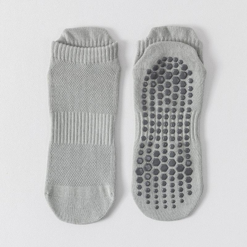 Yoga Socken, Herren Anti-Rutsch Professionelle Nahtlose Kurze Baumwollsocken, Anti-Geruchs Key Body Pilates Sporttraining Indoor Bodensocken
