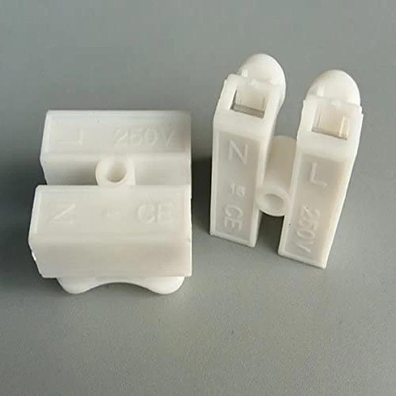 30PCS CH2 Spring Quick Wire Connectors 2P Cable Clamps Terminal Block LED Strip Light Replace Electrical Tapes Cable Clamp Tools