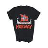 Boat Norwegian Flag Norway Viking Ship Unisex Shirt Gift FREESHIPS