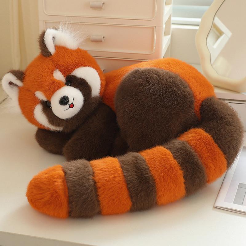 Raccoon Brown Plush Toys Animal Stuffed Dolls Cartoon Decoration Kids Gifts