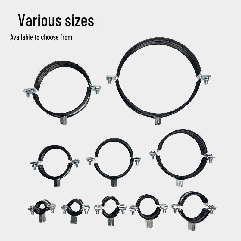 Heavy-Duty PPR Pipe Clamp with Metal Rubber Clip