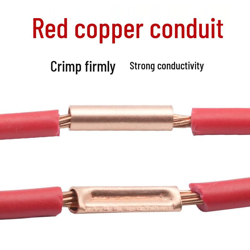 Kundiny 6mm Copper Tube Cold Press Terminal Connectors