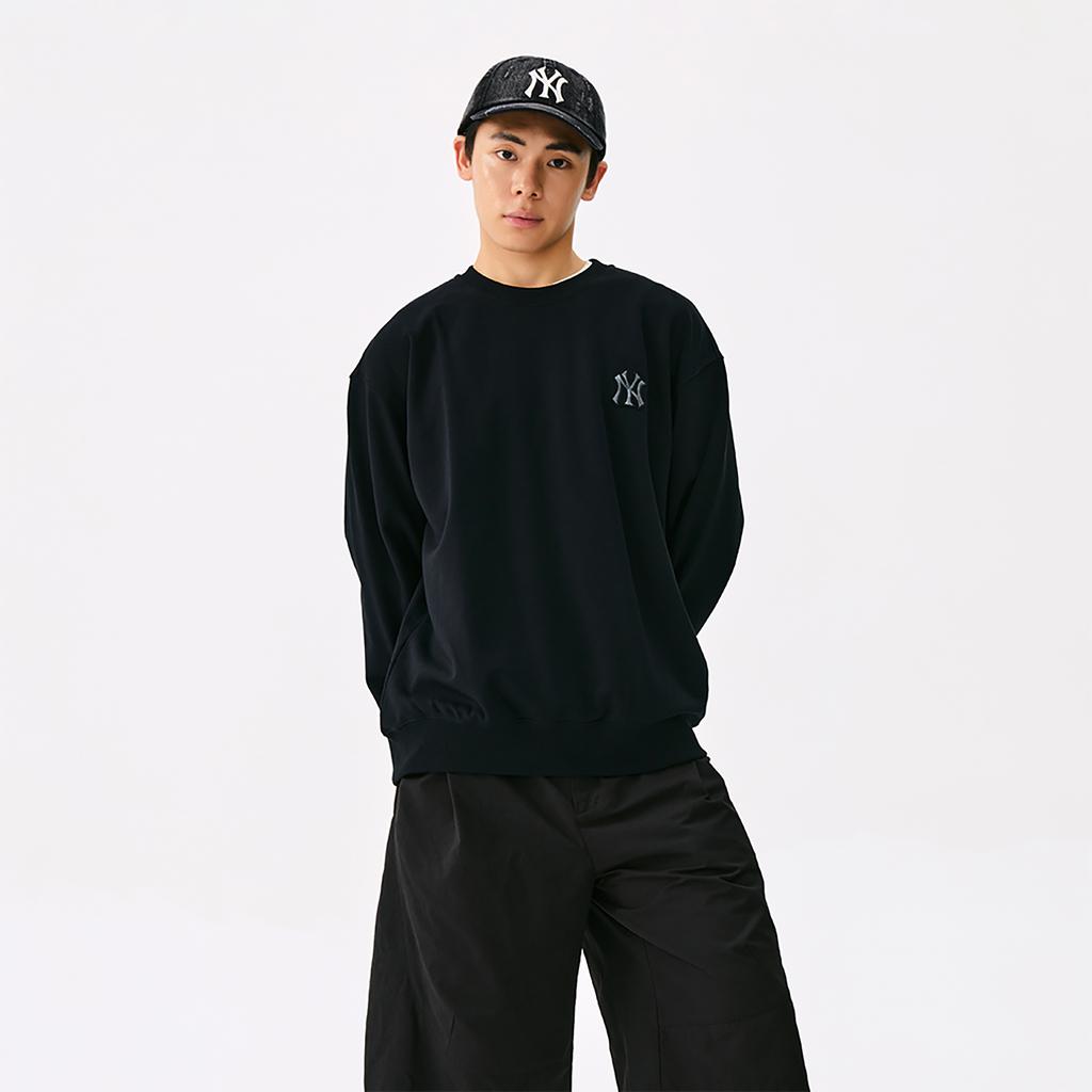 New MLB New York Yankees Basic Collection 25FW Sweatshirt Unisex 3AMTB1154-50BKS