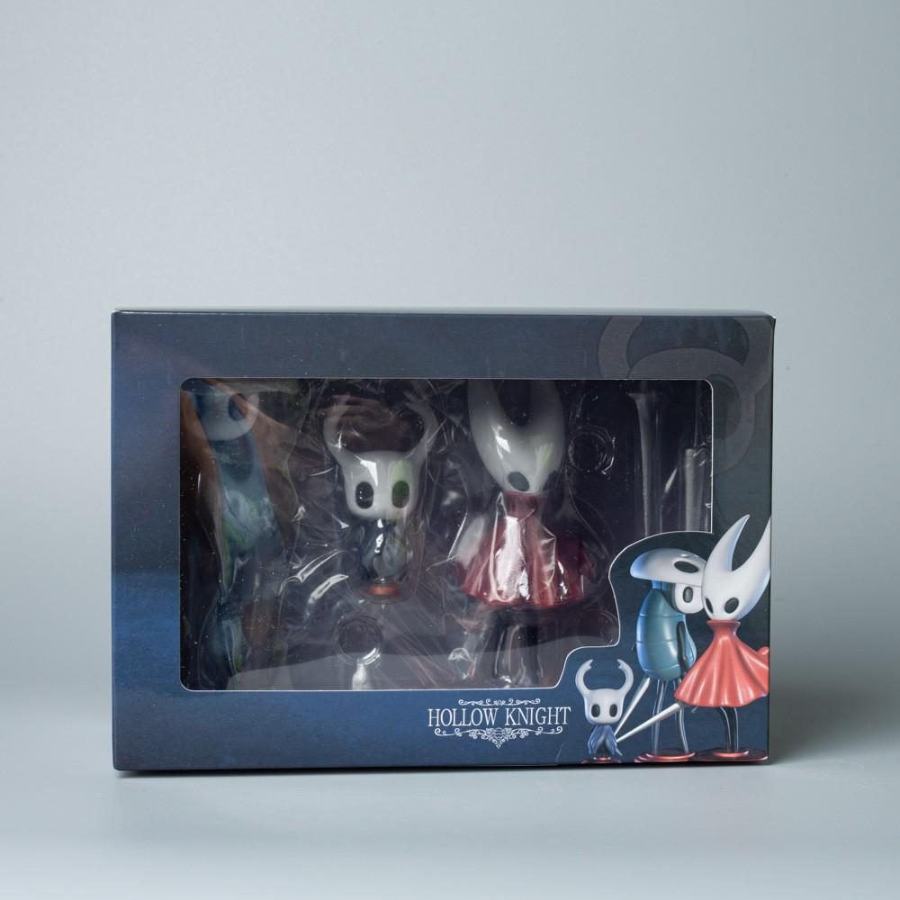 Hollow Knight 3-Piece 6.5" Figure Set: Hornet, Quirrel, Protagonist Styling.