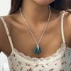 Unique Hollowed-Out Flower Pendant Necklaces Acrylic Material Flower Jewelry Pendant Choker Suitable for Any Occasion