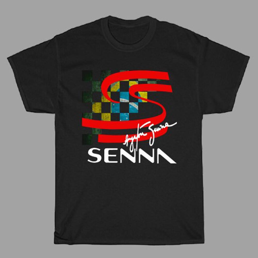Ayrton Senna Sports Men s Black T-Shirt Size S to 5XL Unisex T-Shirt XL