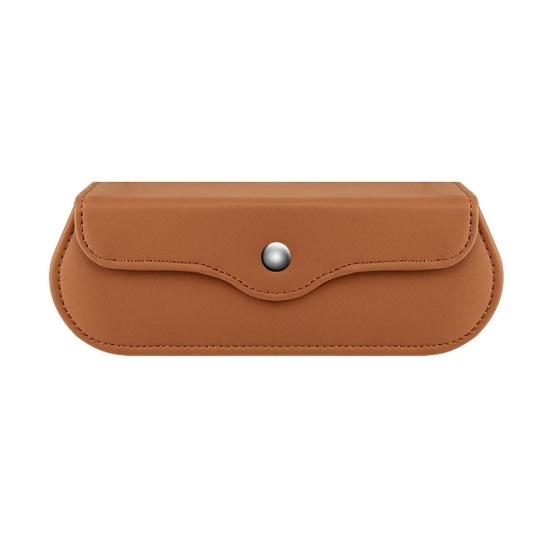 Car Storage Box with Magnetic Snap Closure Organizer Anti-Falling Hook And Loop Installation Container for Sun Visor or Seat Back