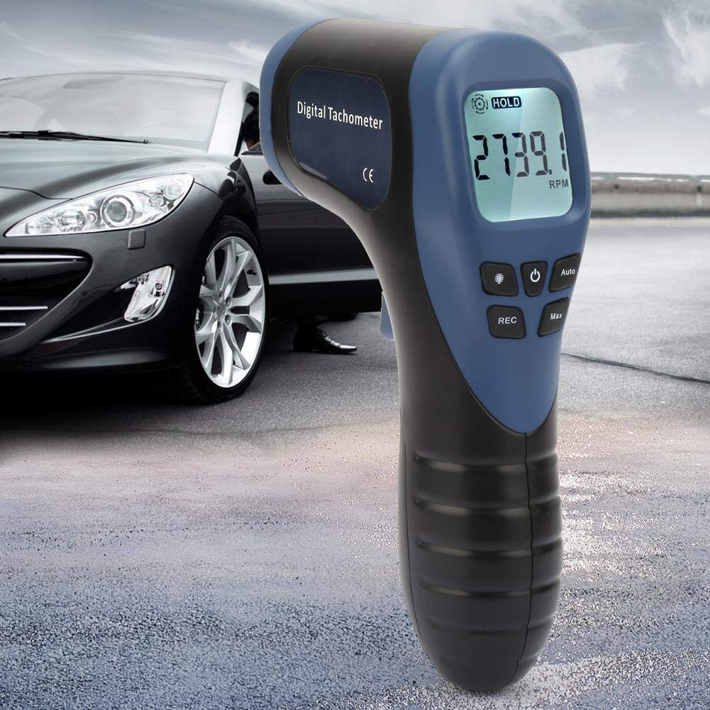 TL900 Digital Tachometer Meter,Non Contact RPM Tachometer Speed Gauge Tester