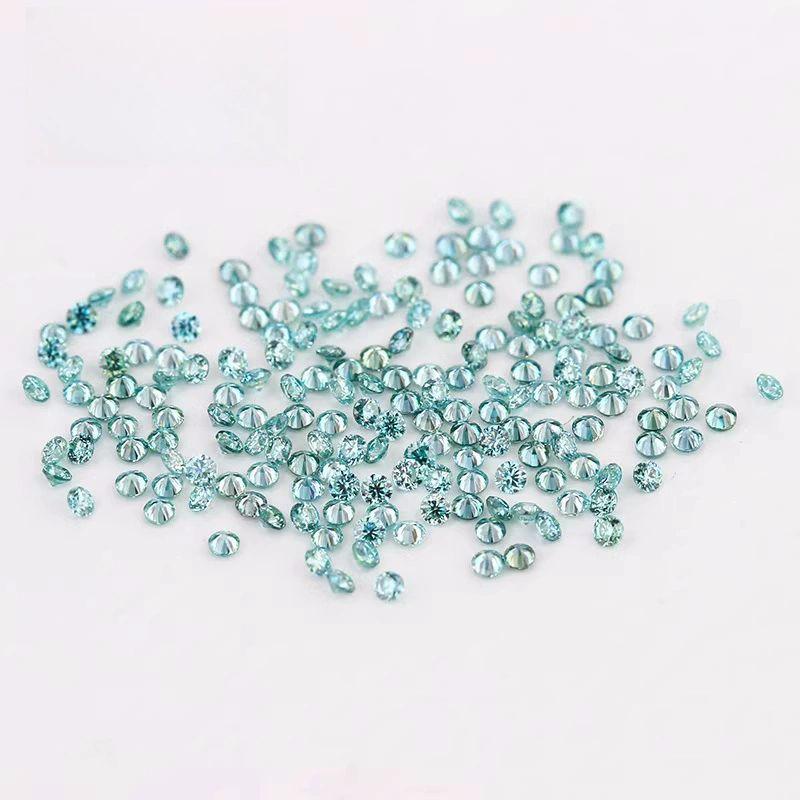 

Цвет D Мелкий Камень Алмазная Ручка Рассыпной Одиночный Алмаз Круглой Формы Алмаз в Осколках Неоправленный Камень DIY Поверхность Кольца Ювелирное Изделие с Камнем Blue Mosan 1.7mm (2 points)