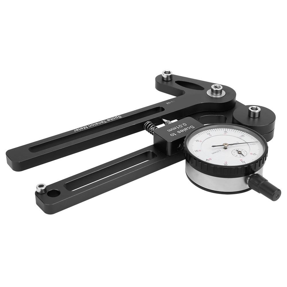 Fahrradreparaturwerkzeuge Fahrradspeichenspannungsmesser Digitale Waage Misst für Fahrradräder Einstellwerkzeugschwarz